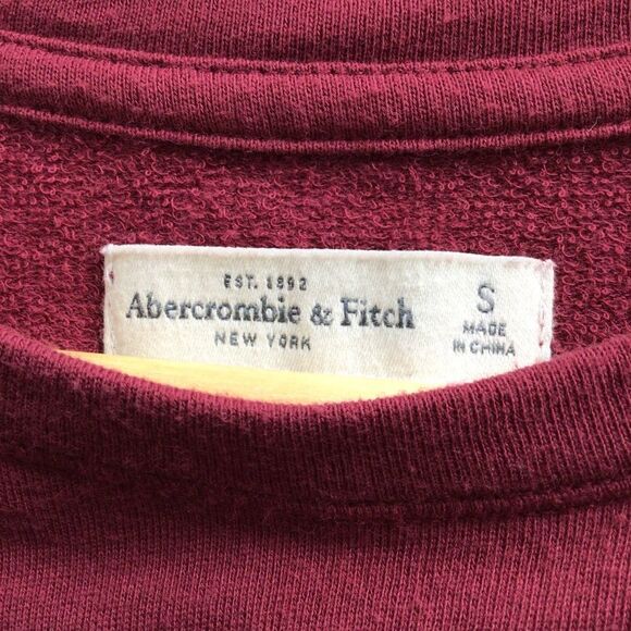 Abercrombie & Fitch Sweatshirt crew neck long sleeves lace embellishments small - Picture 5 of 10